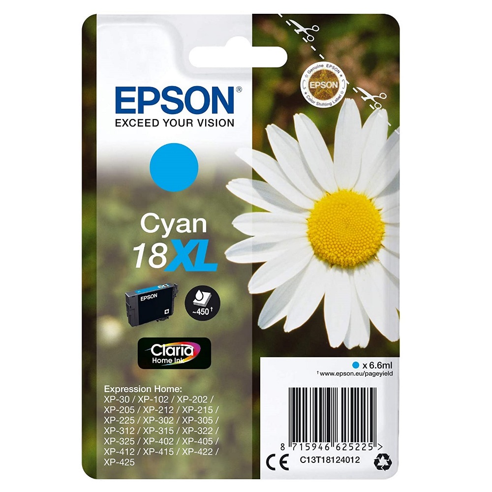Epson T1812 No 18XL Cyan