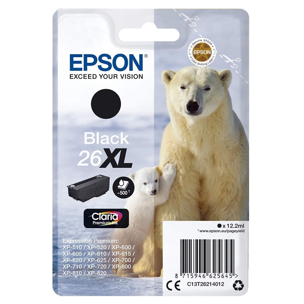 Epson T2621 No 26XL Black