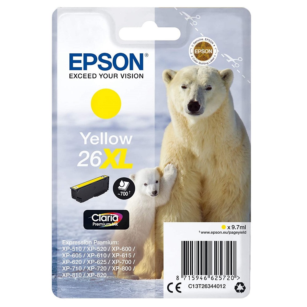 Epson T2634 No 26XL Yellow