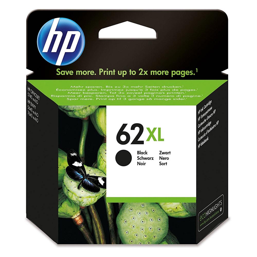 HP C2P05AE No 62XL Black