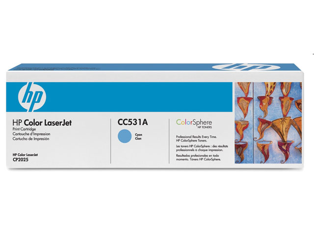 Hewlett Packard Toner CC531A Cyan 2.8K