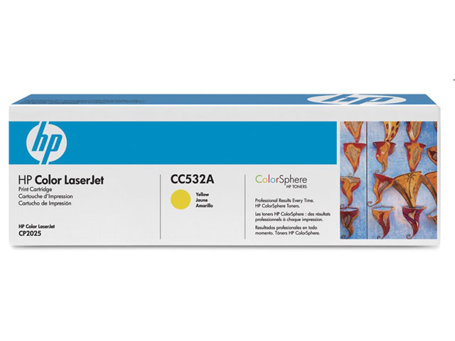 Hewlett Packard Toner CC532A Yellow 2.8K