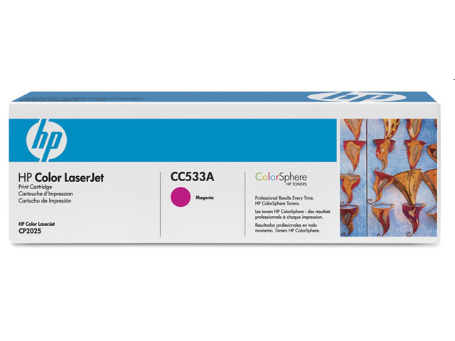Hewlett Packard Toner CC533A Magenta 2.8K