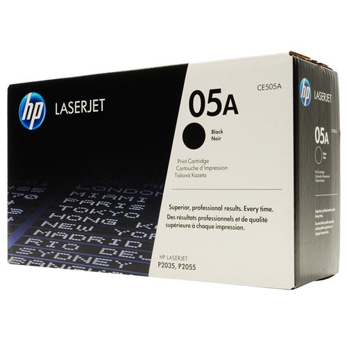 Hewlett Packard Toner CE505A Black 2.3K