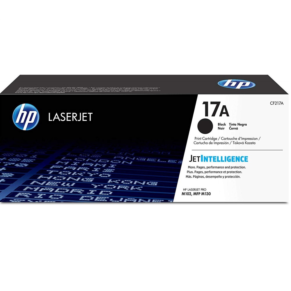Hewlett Packard Toner CF217A No 17A Black 1.6K