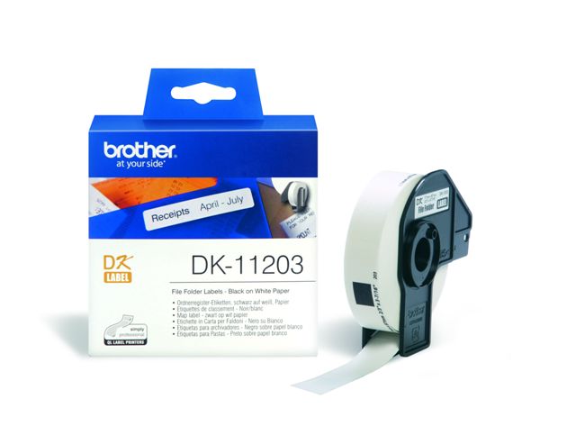 Brother DK-11203 Ετικέτες Θερμικές 17mm x 87mm (300 τεμ)
