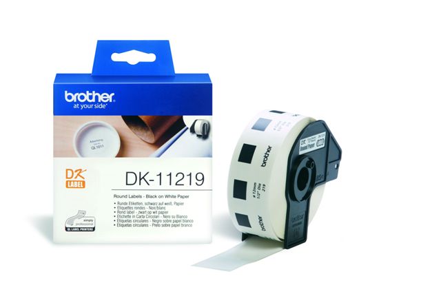 Brother DK-11219 Ετικέτες Θερμικές Ø 12 mm (1200 τεμ)