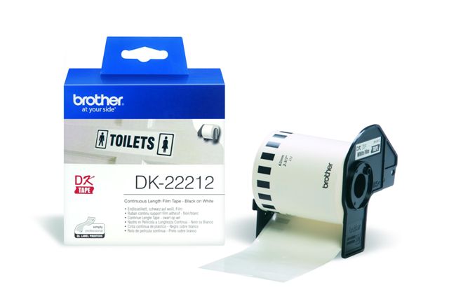 Brother DK-22212 Ρολό Φιλμ Θερμικό 62mm x 15.2m