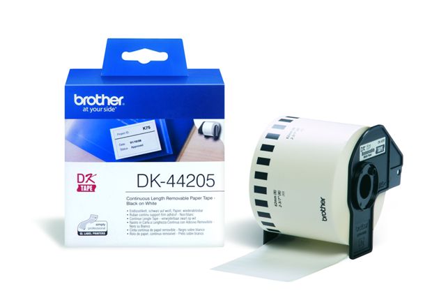 Brother DK-44205 Ρολό Αυτοκόλλητο Χαρτί Θερμικό 62mm x 30.5m