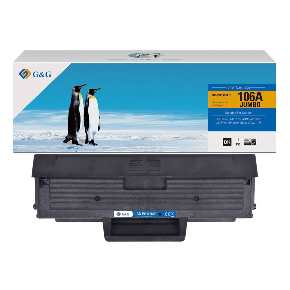 G&G HP W1106A No 106A Black 5K (GG-PH1106XXLC)