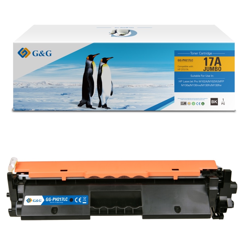 G&G HP CF217A No 17A Jumbo Black 6K