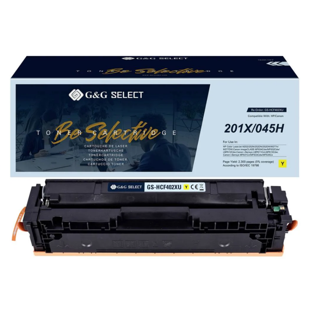 G&G Select HP No 201X CF402X Yellow 2.3K