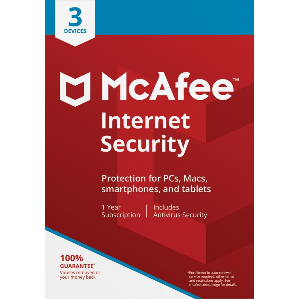 McAfee Internet Security 1 Device 1 Year ESD