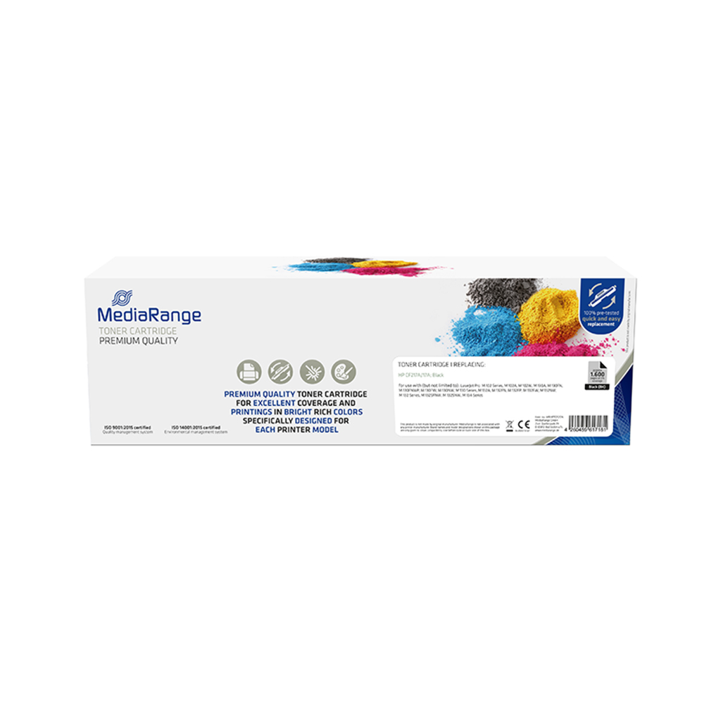 MediaRange HP CF217A 17A Black 1.6K (MRHPTCF217A)