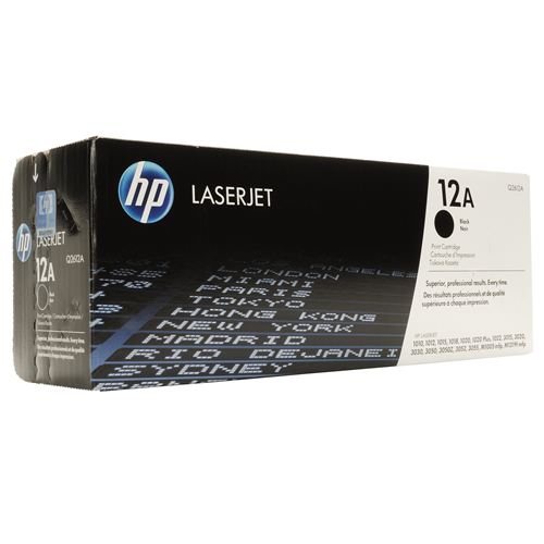 Hewlett Packard Toner Q2612A Black 2K