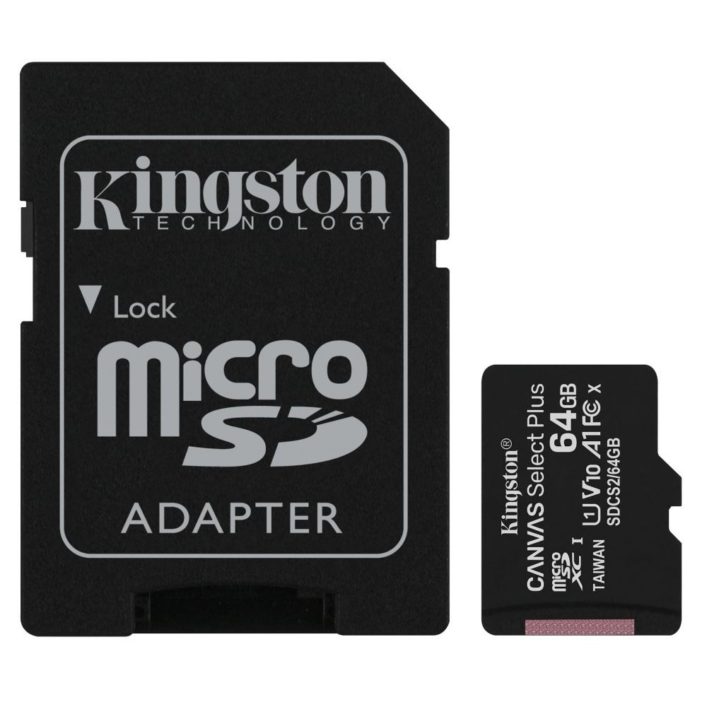 Kingston Canvas Select Plus microSD Card 64GB (SDCS2/64GB)