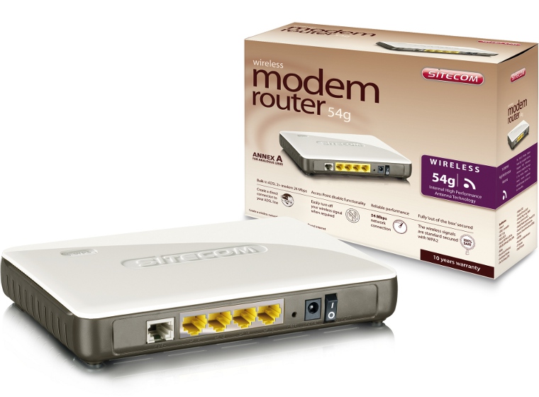 Sitecom WL-613 ADSL2+ Modem Router 54g Annex A