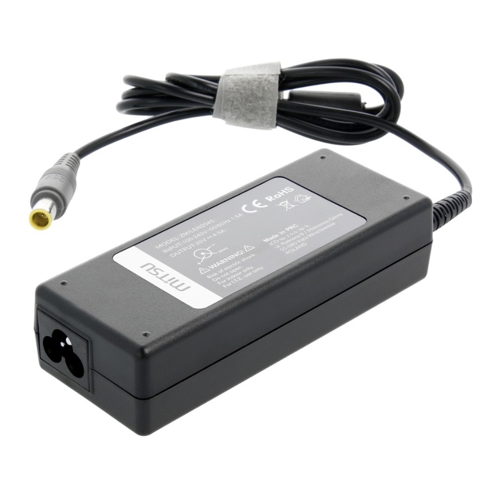 Mitsu IBM / Lenovo Laptop Power Adapter 20V 4.5A 90W 8x5.5mm