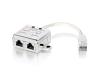 Equip 2-Port Premium Cat.5e RJ45 Splitter (127603)