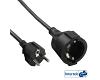 InLine Power Extension Cable Type F 1.5m Black (16401)