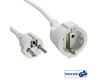 InLine Power Extension Cable Type F 2m White (16402W)