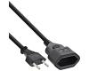 InLine Power Extension Cable TypeC M/F 2m (16682S)