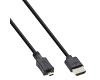 InLine Slim Cable HDMI > Micro HDMI 4K 0.3m (17533D)