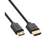 InLine Slim Cable HDMI > Mini HDMI 8K4K 0.3m (17933C)