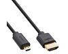InLine Slim Cable HDMI > Micro HDMI 8K4K 0.3m (17933D)
