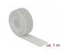 Delock Hook-and-Loop 20mm Fasteners Roll 1m Grey (18278)