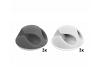 Delock Cable Holders 2-Feed 6pcs Set (18295)