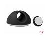 Delock Cable Holders Self-Adhesive 6pcs Black (18342)