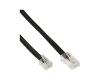 InLine Modular Cable RJ45 8P6C > RJ12 6P6C M/M 10m (18648)