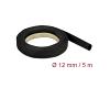 Delock Heat Shrink Tube 5m x 12mm Ratio 2:1 Black (18939)