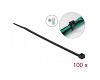 Delock Cable Ties 150 x 3.6 mm Heat Black 100pcs (19235)