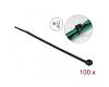Delock Cable Ties 200 x 3.6 mm Heat Black 100pcs (19353)