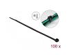 Delock Cable Ties 300 x 4.8 mm Heat Black 100pcs (19556)