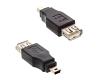 InLine Adapter Mini USB > USB-A 2.0 M/F (33500B)