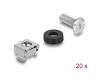 Delock M6 Mounting Kit for Network Cabinet 20pcs Silver (42420)