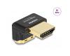 Delock Adapter HDMI M/F 90° 8K Αngled Down (60016)