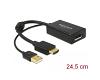 Delock HDMI-A > DisplayPort 1.2 30Hz M/F (62667)