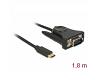 Delock Adapter USB-C 1.8m > Serial DB9 RS-232 (62964)