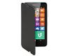 Mozo Lumia 630 / 635 Flip Phone Case Metal Black (630FB)