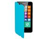 Mozo Lumia 630 / 635 Flip Phone Case Neon Blue (630FBU)