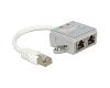 Delock RJ45 Cat.5e Port Doubler (65177)