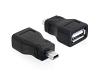 Delock Adapter USB-A > Mini USB F/M (65277)