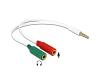 Delock Headset Adapter 3.5mm 4pin > 2 x 3pin M/F (65447)