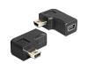Delock Adapter Mini USB-B 5pin M/F 90° Angled (65448)