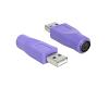 Delock Keyboard Adapter USB-A &gt; Combo-PS/2 M/F (65461)