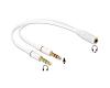 Delock Headset Adapter 3.5mm 4pin > 2 x 3pin F/M (65585)